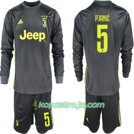 Billiga Fotbollströjor Juventus Miralem Pjanic 5 Barn Borta tröja 2018/19 Långärmad